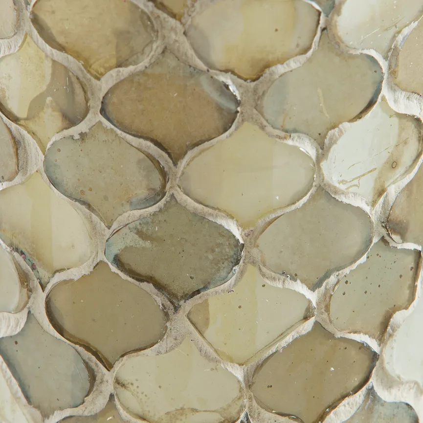 Teelichhalter "Mosaik" grau material_farbe