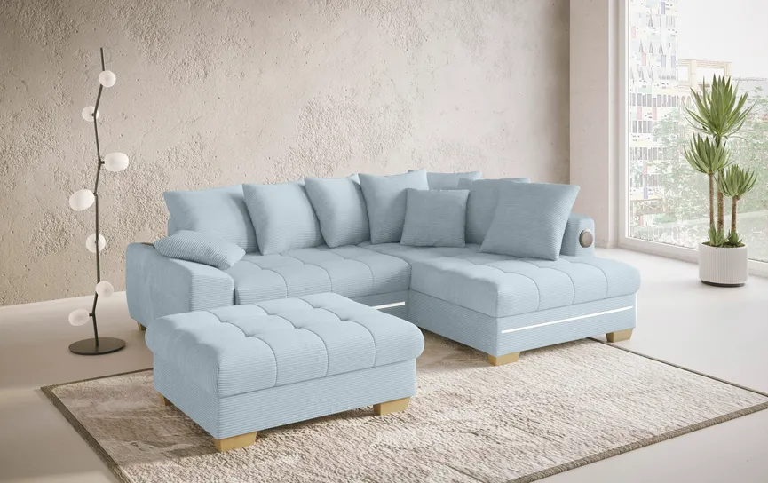 Ecksofa+LED+Sound detail