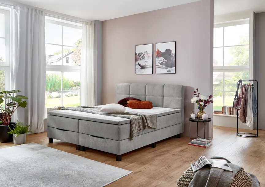 Boxbett 180x200 cm milieu