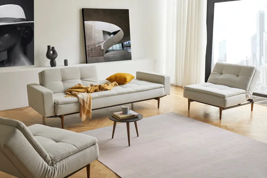 Sofa+AL Styletto dunkel funktion