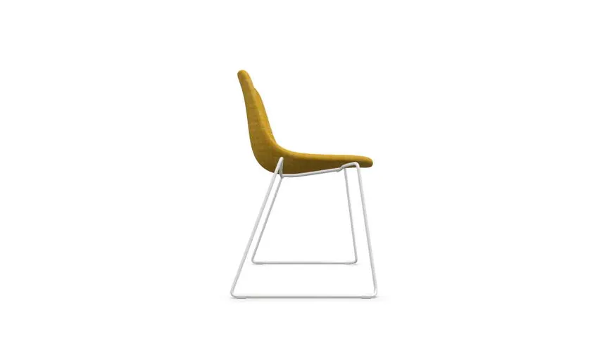 Stuhl Sled fully upholstered detail
