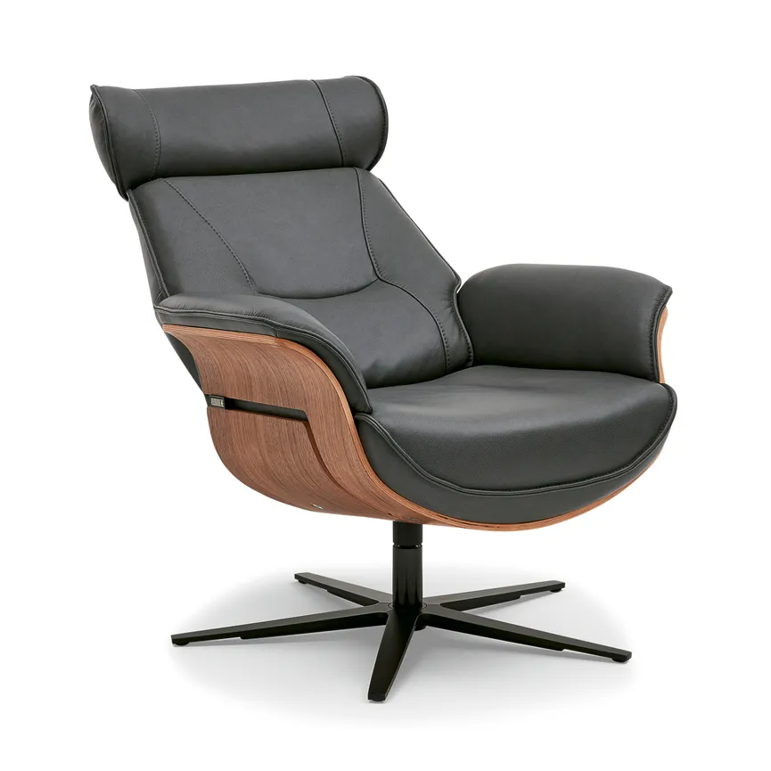Relaxsessel Fuß schwarz detail
