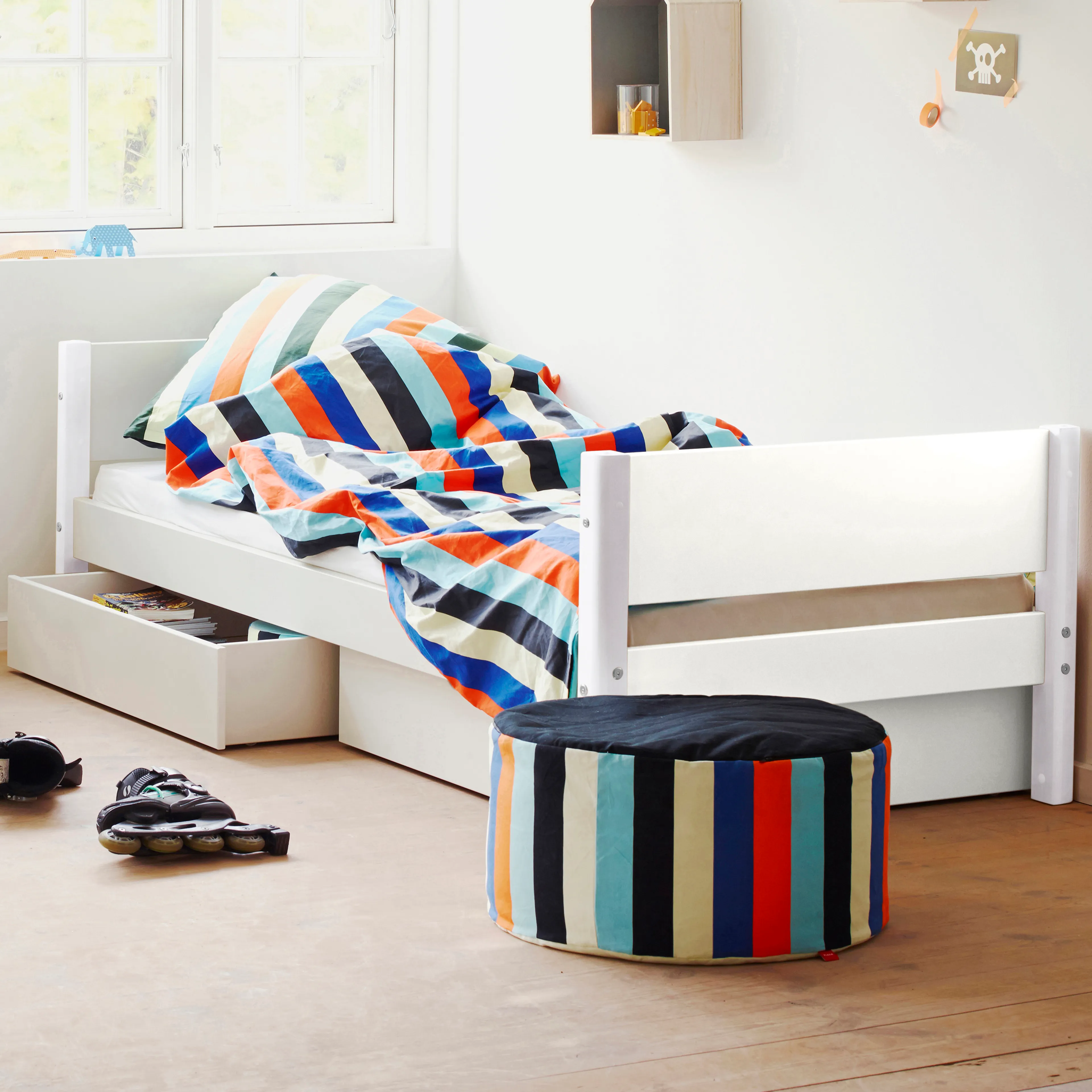 Funktionsbett White 90 x 200 cm