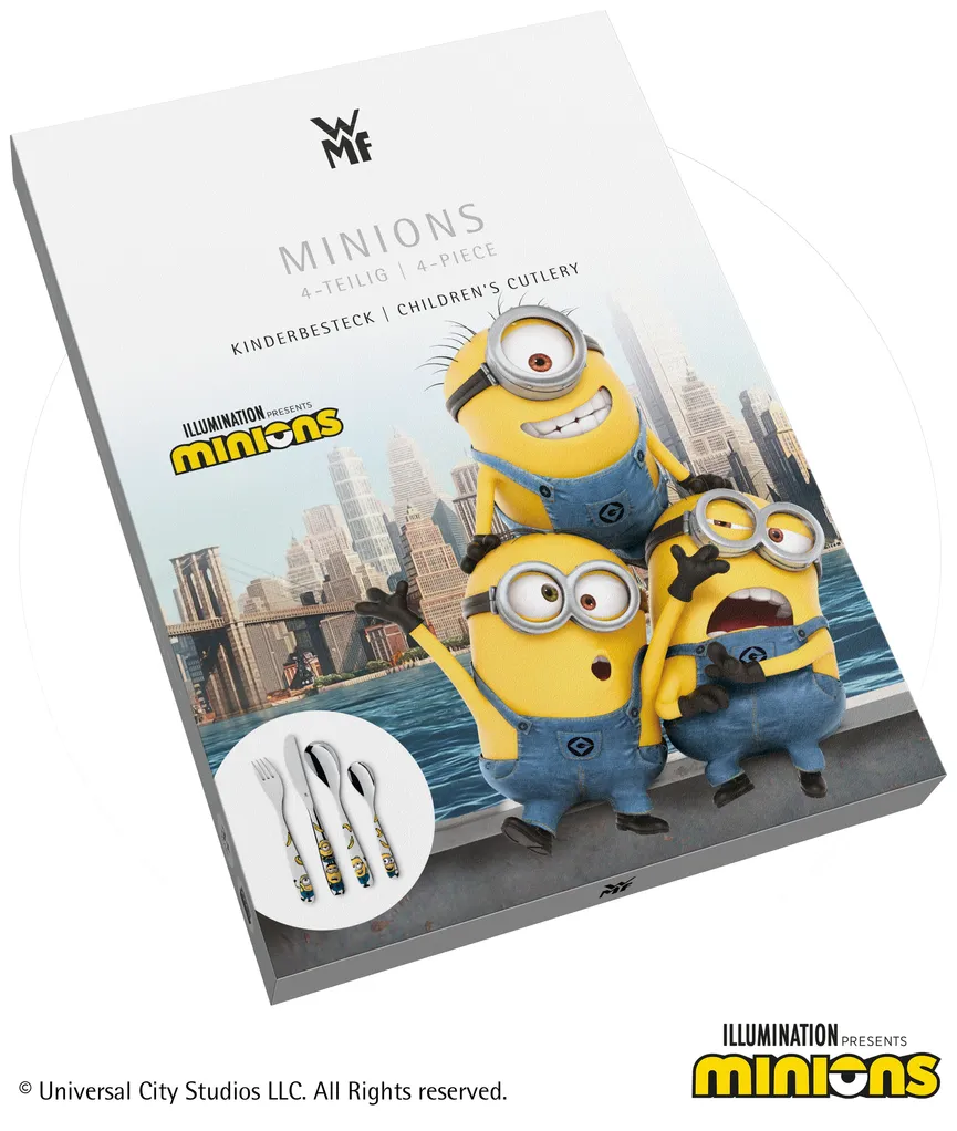 Kinderbesteck "Minions" 4-tlg. detail