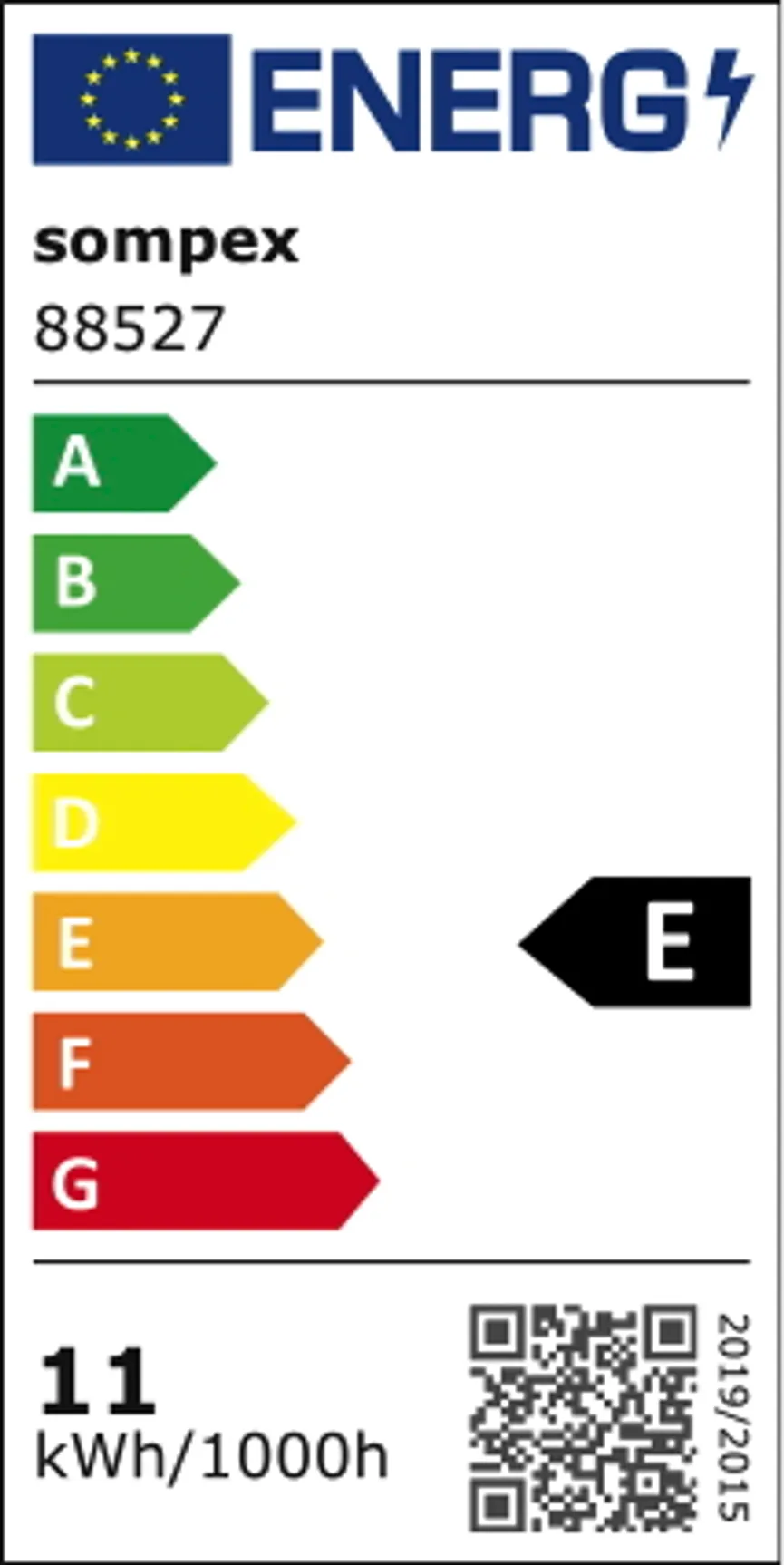 Pendelleuchte "Atomic" energielabel