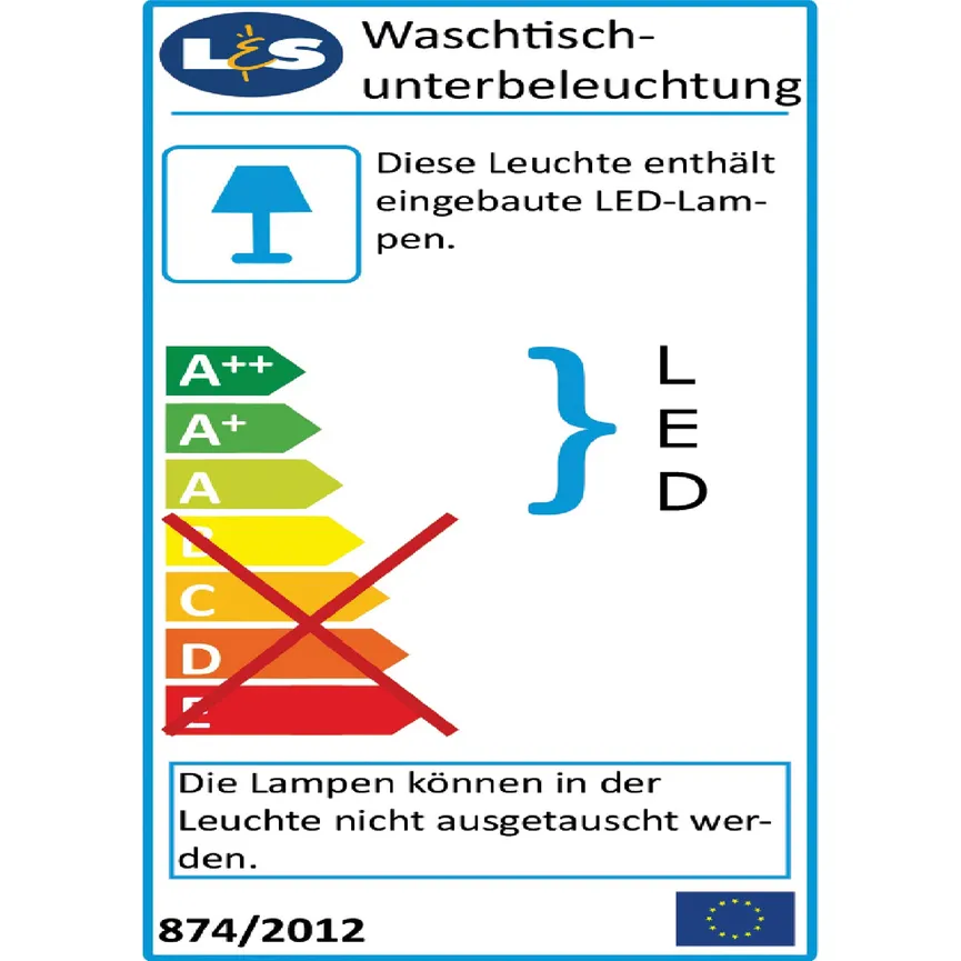 *LED Beleuchtungsprofil energielabel