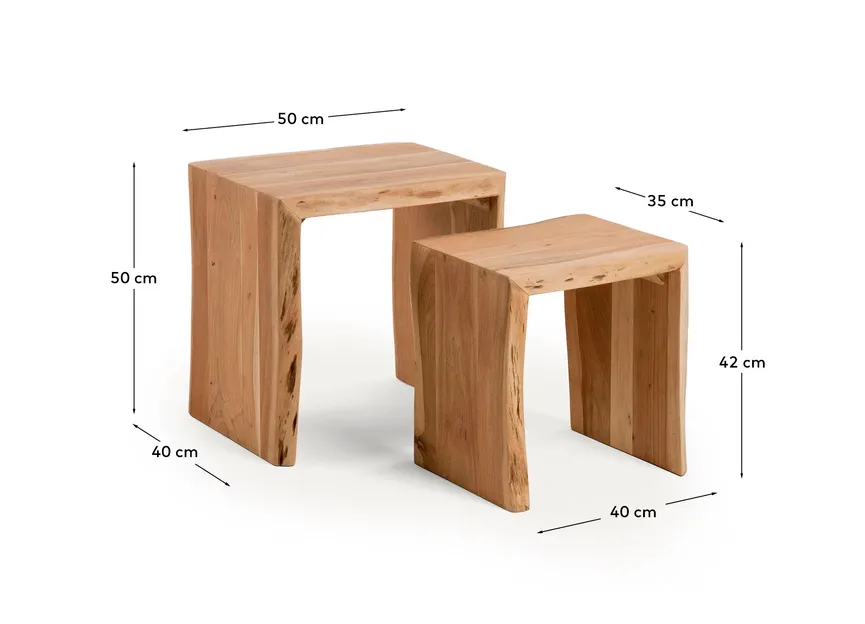 Beistelltisch 2er Set detail