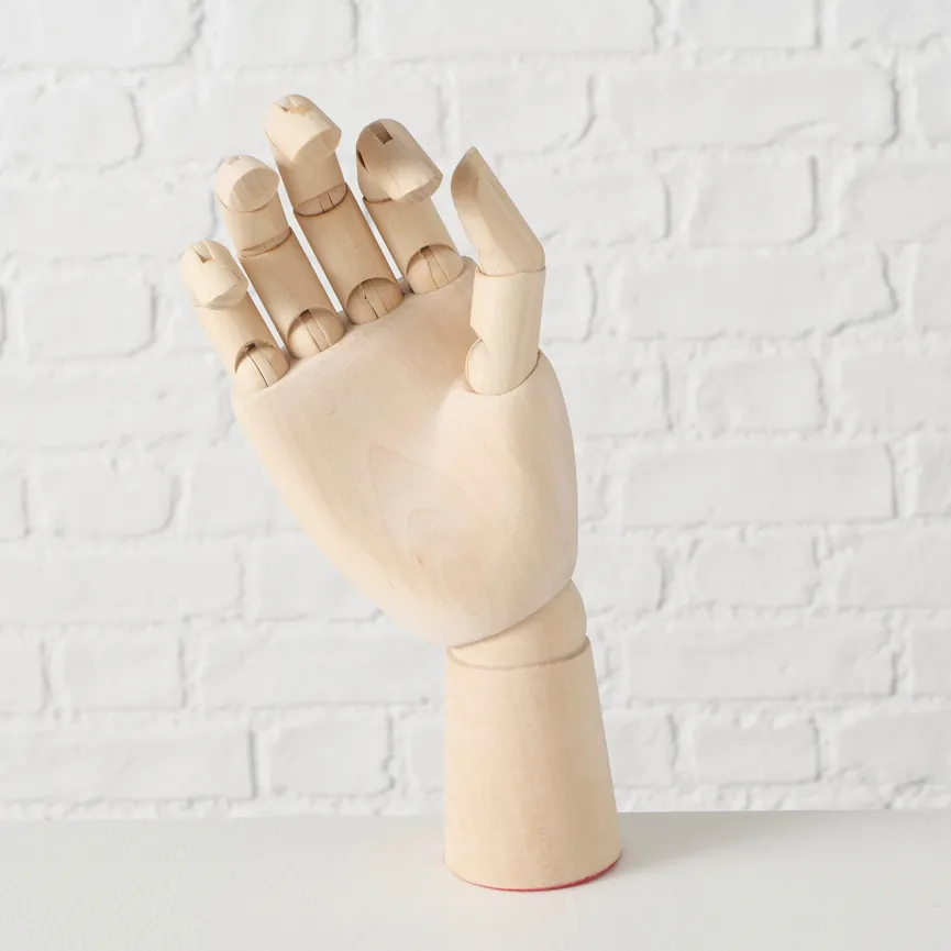 Figur "Hand" natur detail