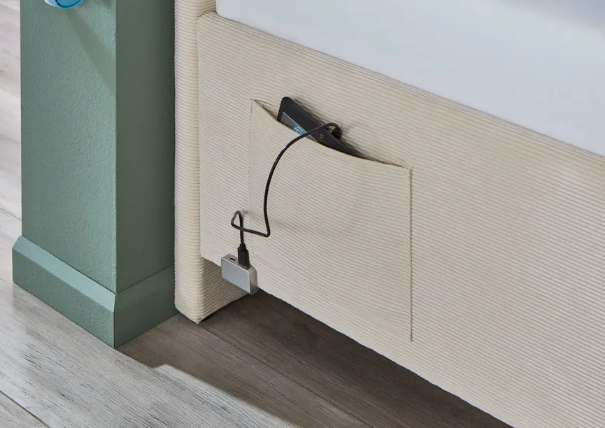 Polsterbett 90x200 cm detail