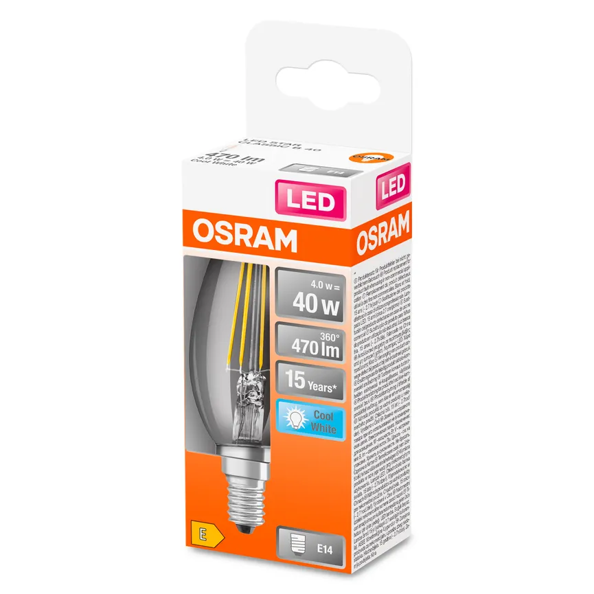 E14/4W LED Kerze detail