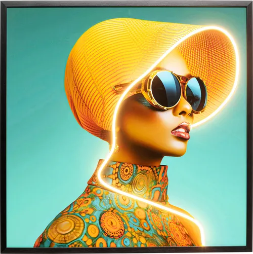 LED-Wandbild 80 x 80 cm