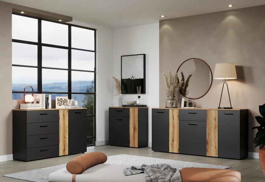 Kommoden 2T/4S milieu
