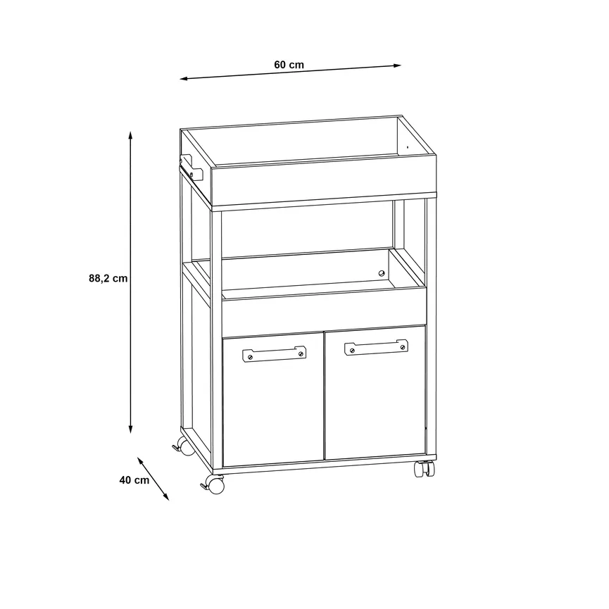 Barschrank 2T detail