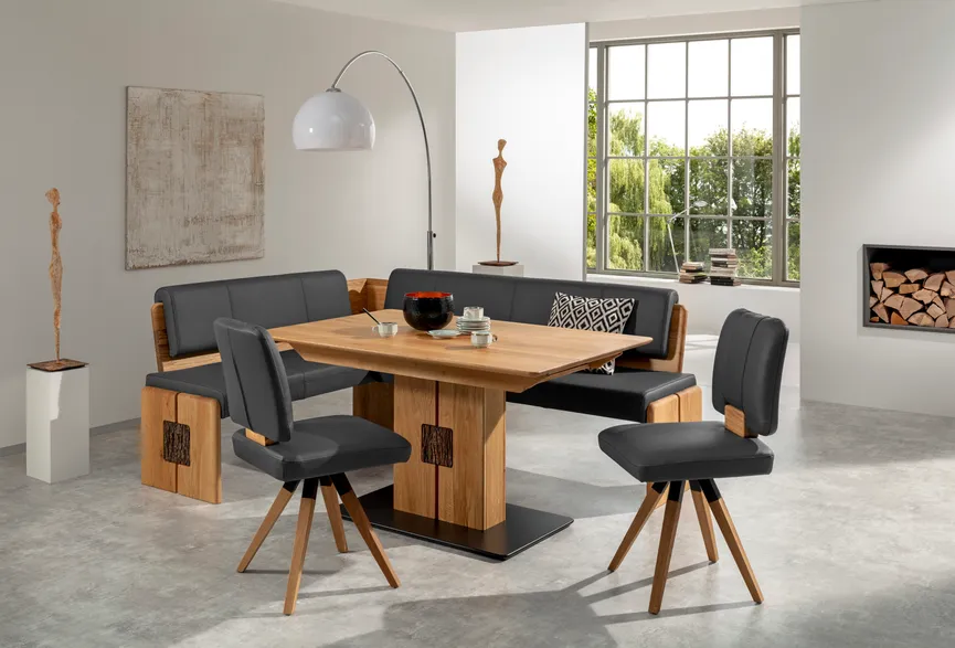 Eckbank 165x215 Borke milieu