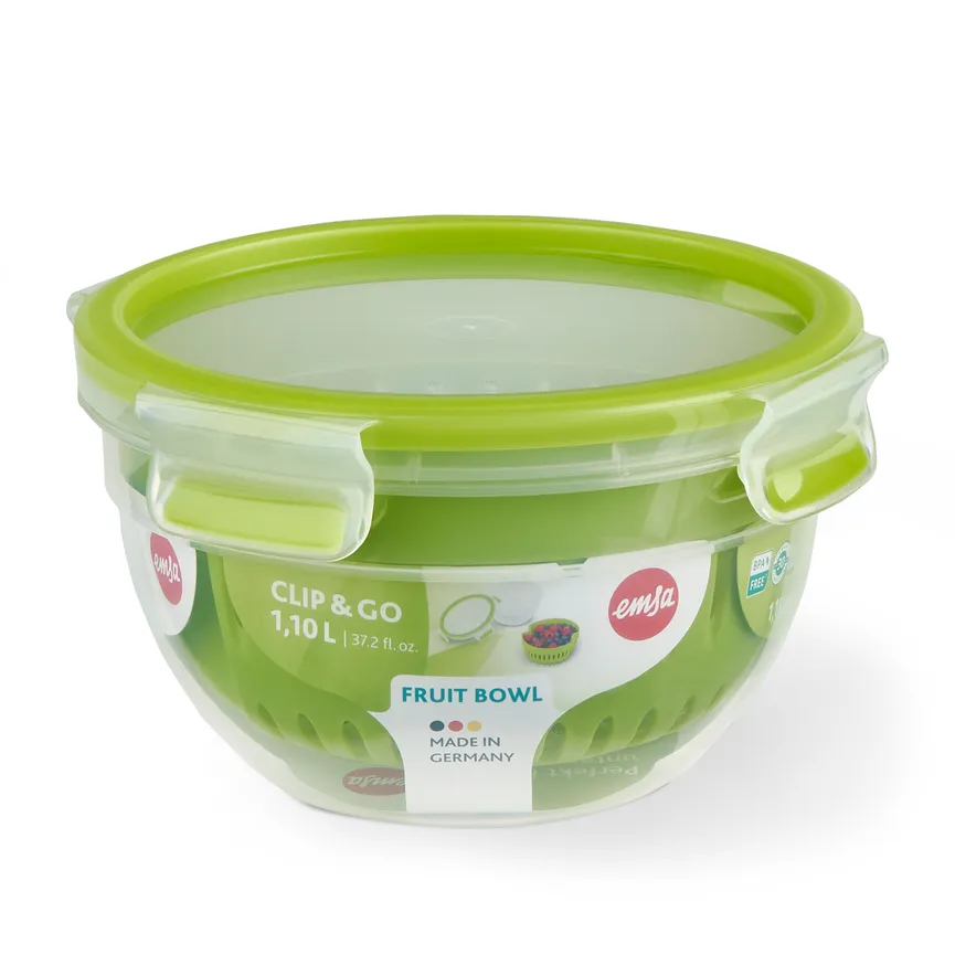 Obstbox Fruitbowl 1l grün detail