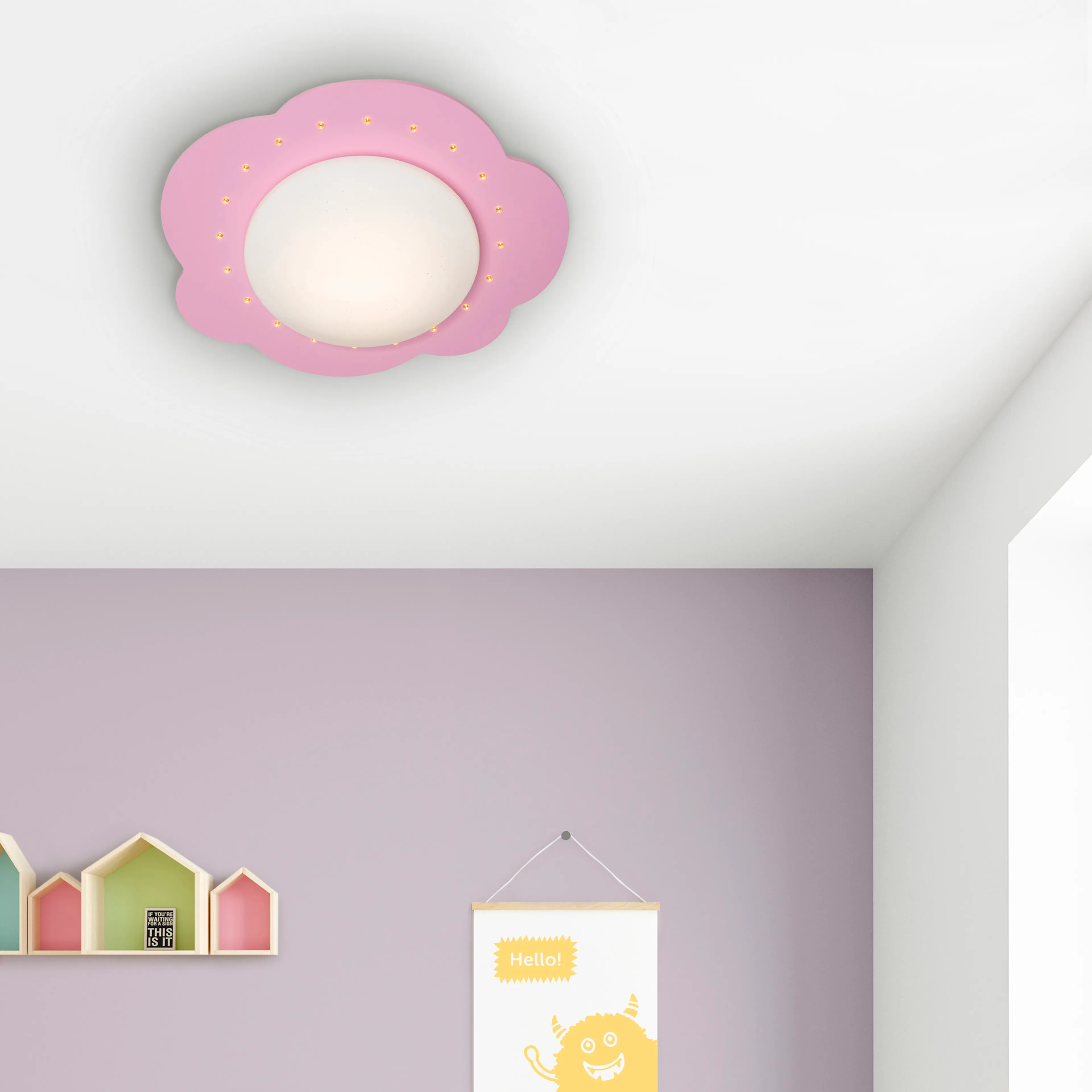 LED-Deckenleuchte Wolke