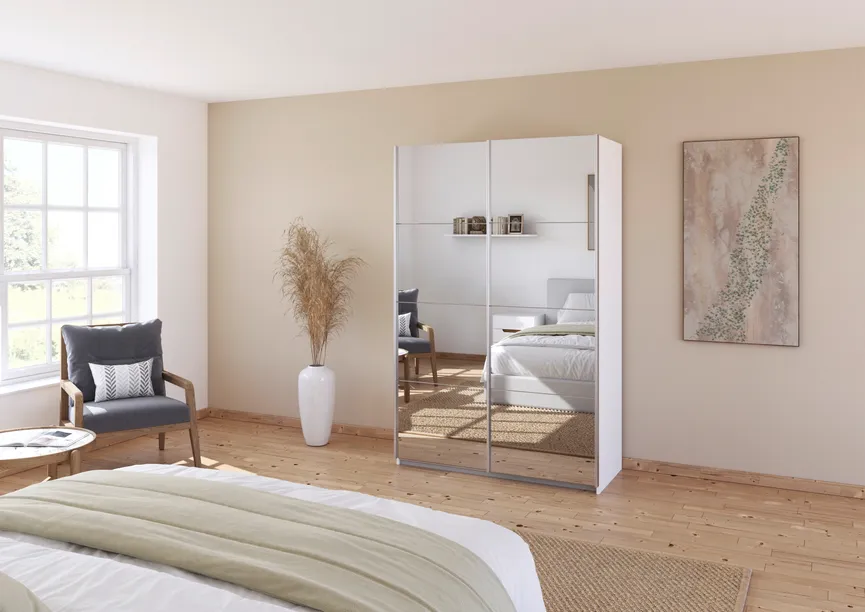 Schwebetürenschrank 2-trg. milieu