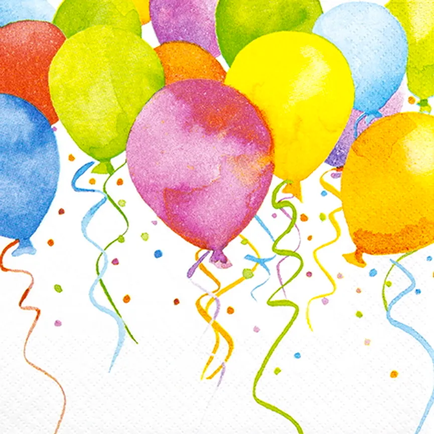 Serviette "Balloons" hauptaufnahme