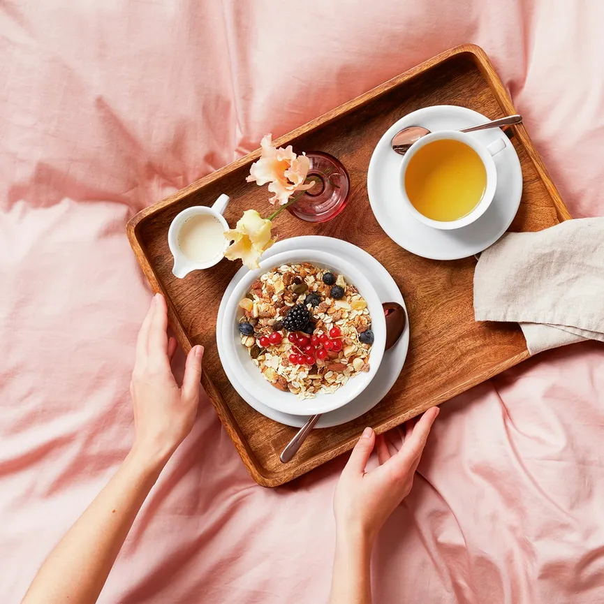 Kaffeeuntertasse "Trend" weiß milieu