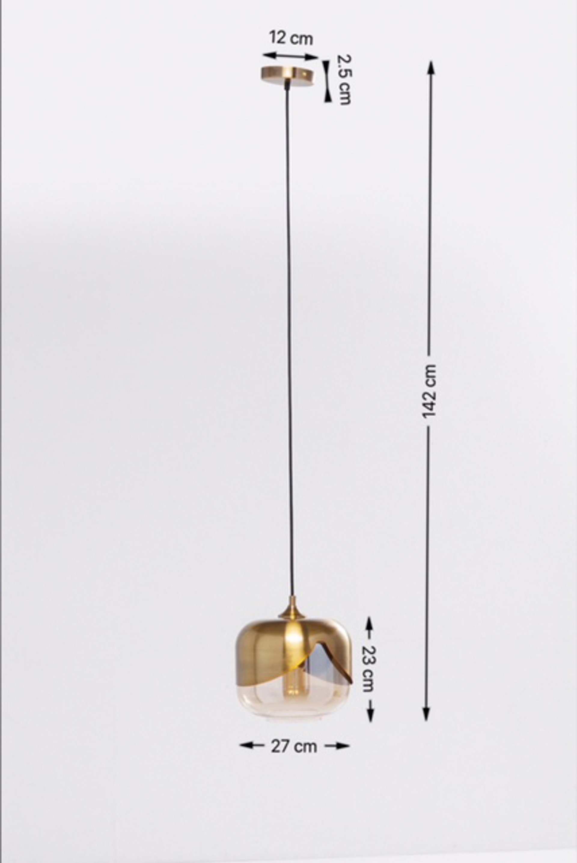 Pendelleuchte "Golden Goblet" detail