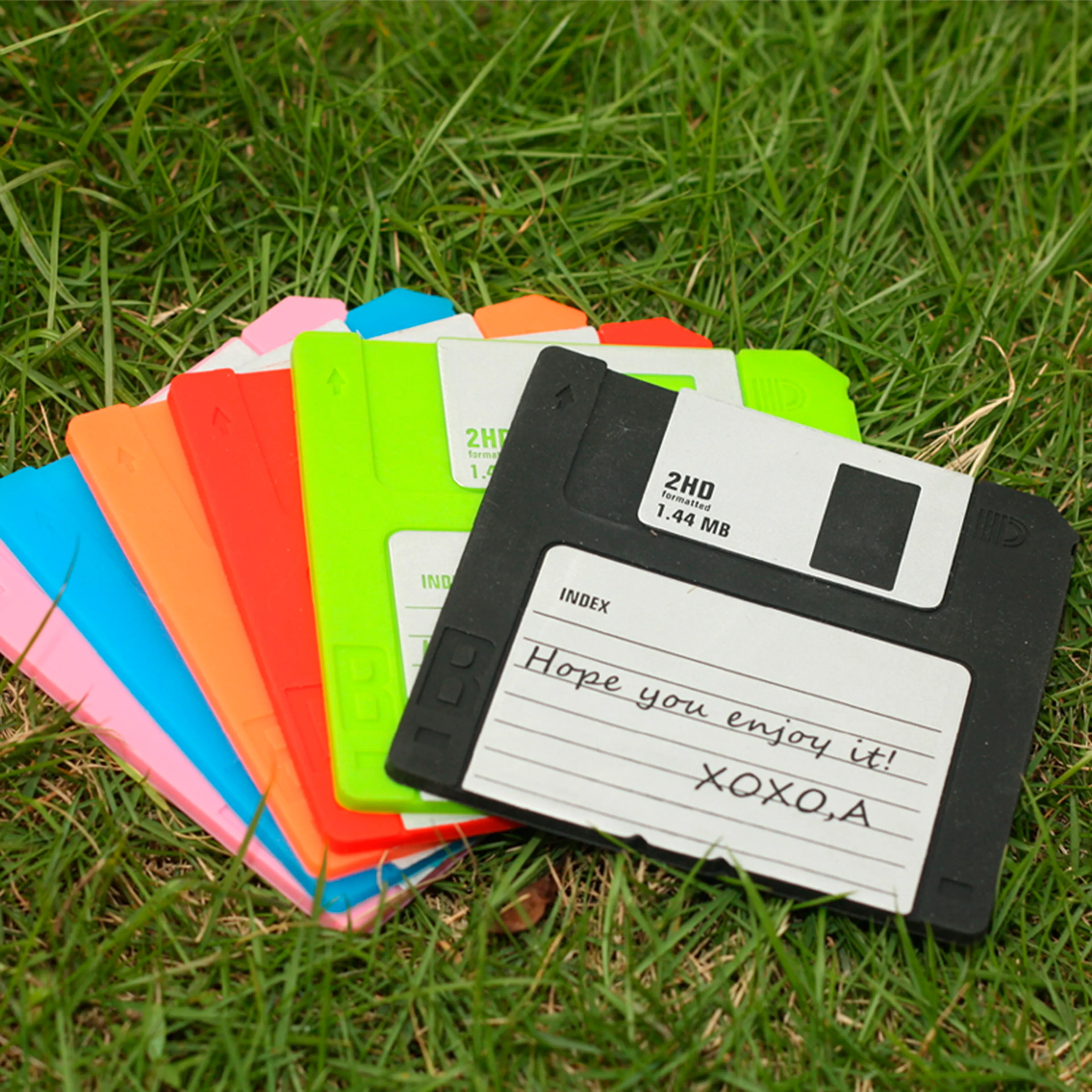 Untersetzer Floppy Disk 6tlg.
