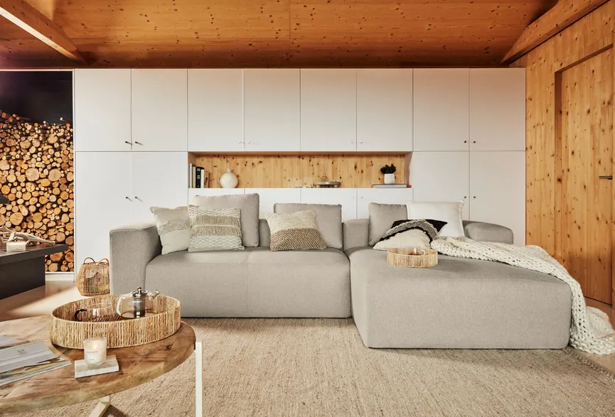 Ecksofa 3-Sitzer milieu