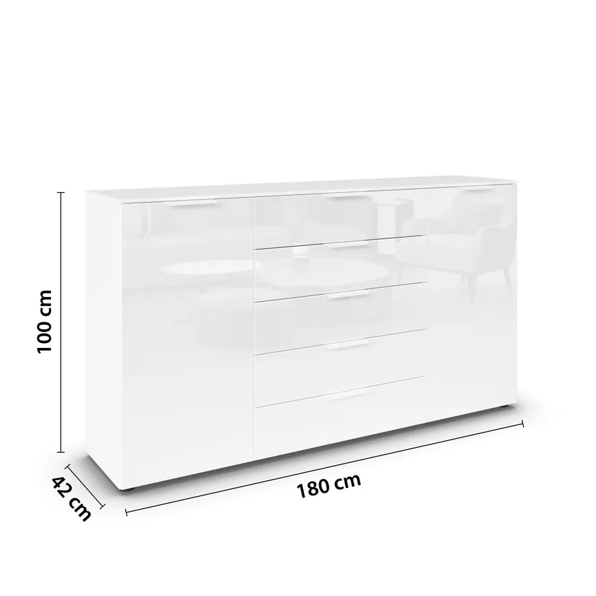 Kommode 2T/5S detail