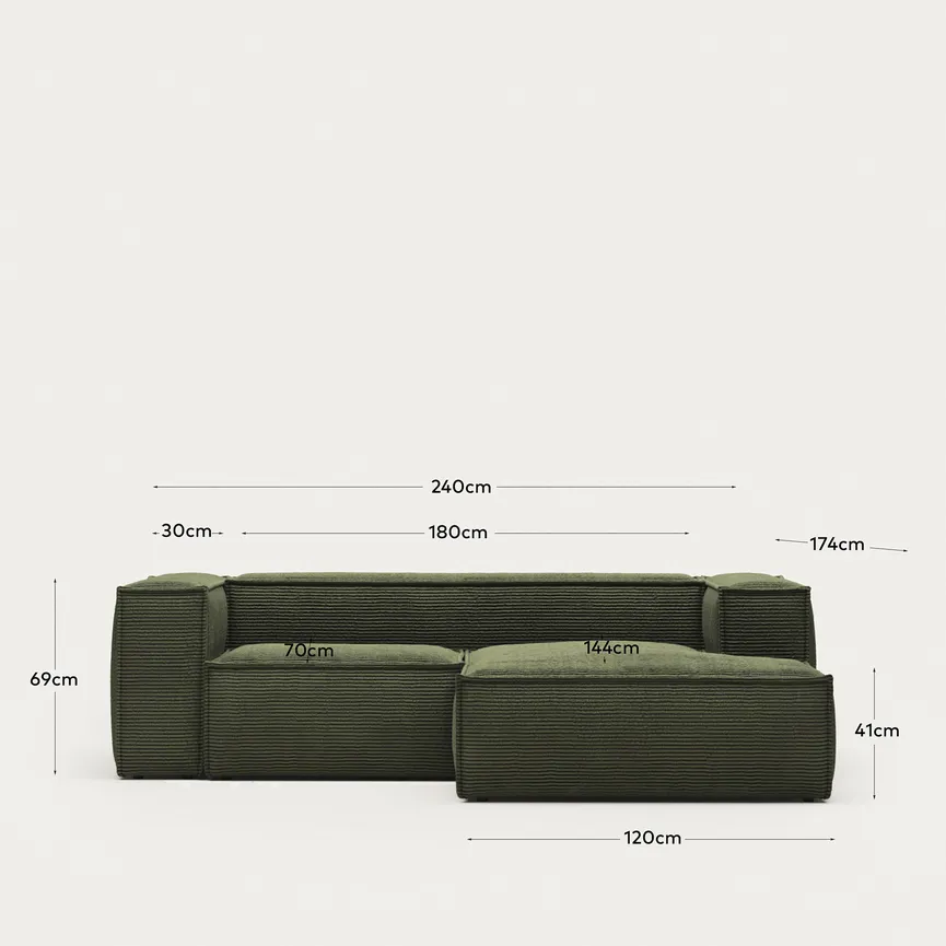 Ecksofa 2-Sitzer detail