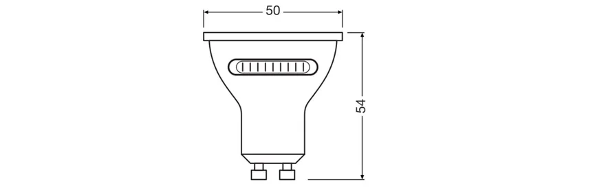 GU10/4,2W LED Strahler detail