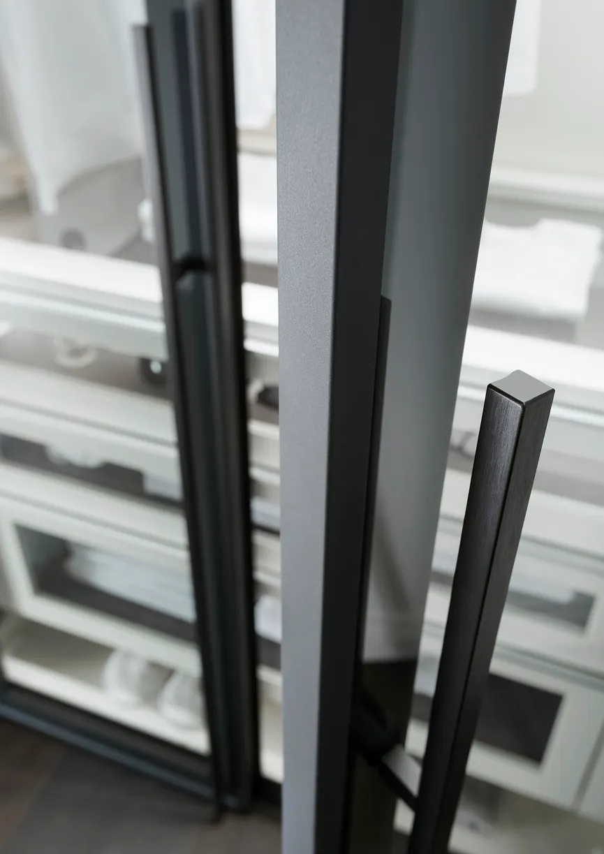 Drehtürenschrank 5-trg. detail