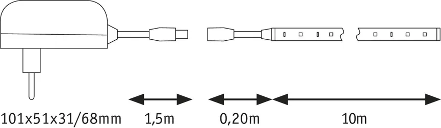 SimpLED Strip Set 10m detail
