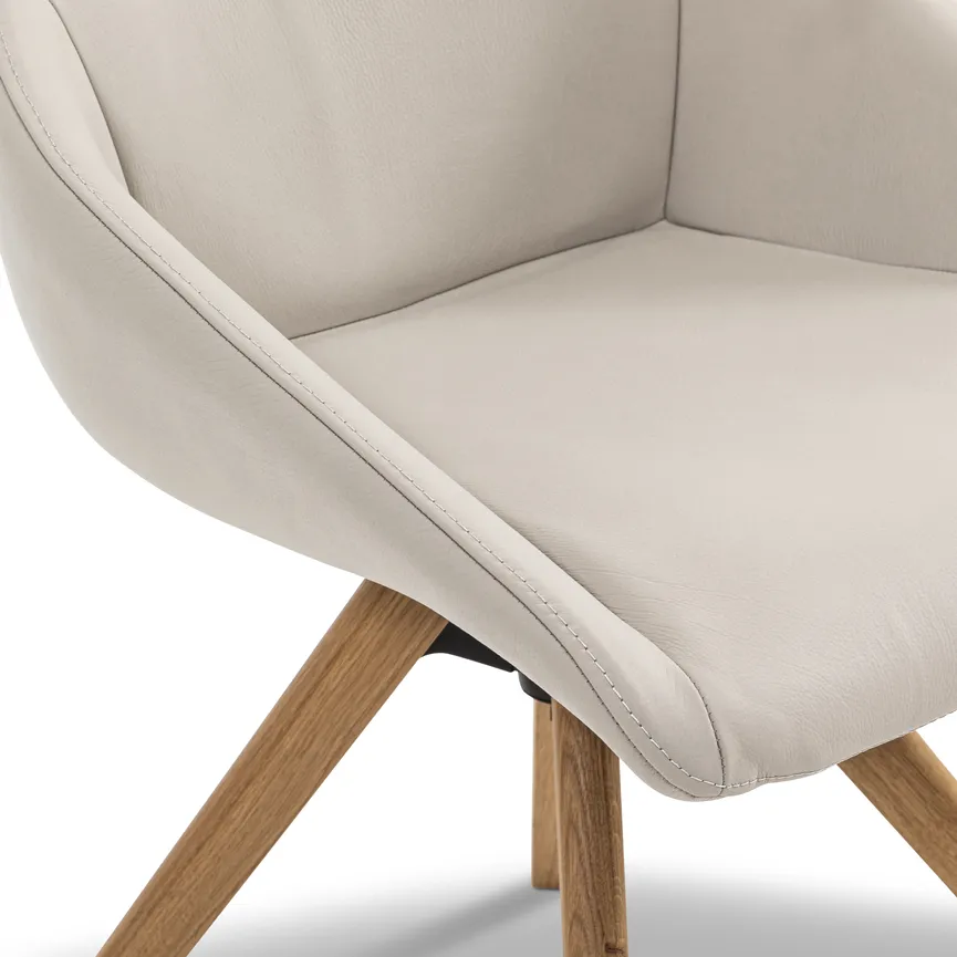 Armlehnstuhl Eiche niedrig detail