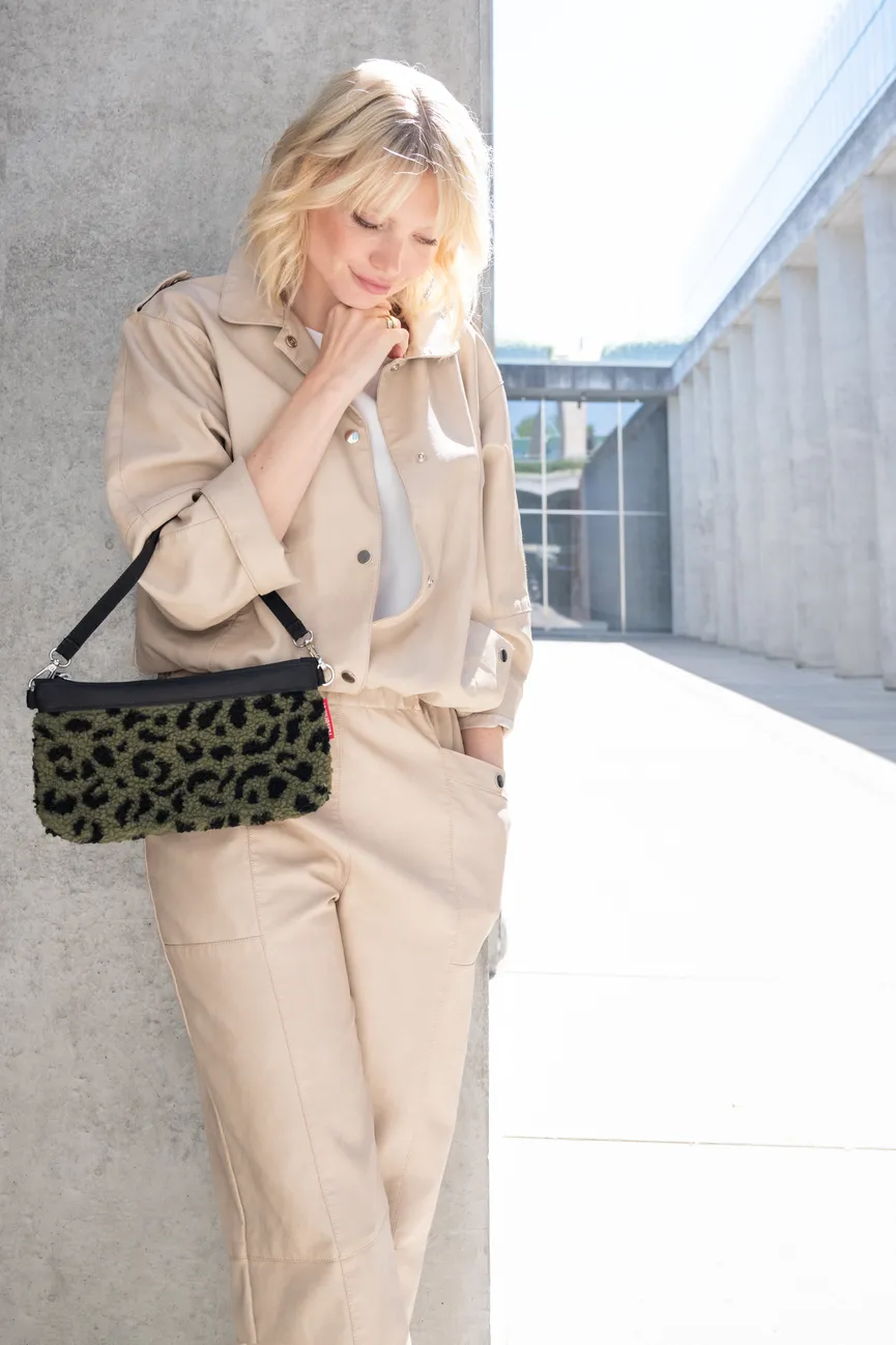 Mini Pouch "teddy leo olive" milieu