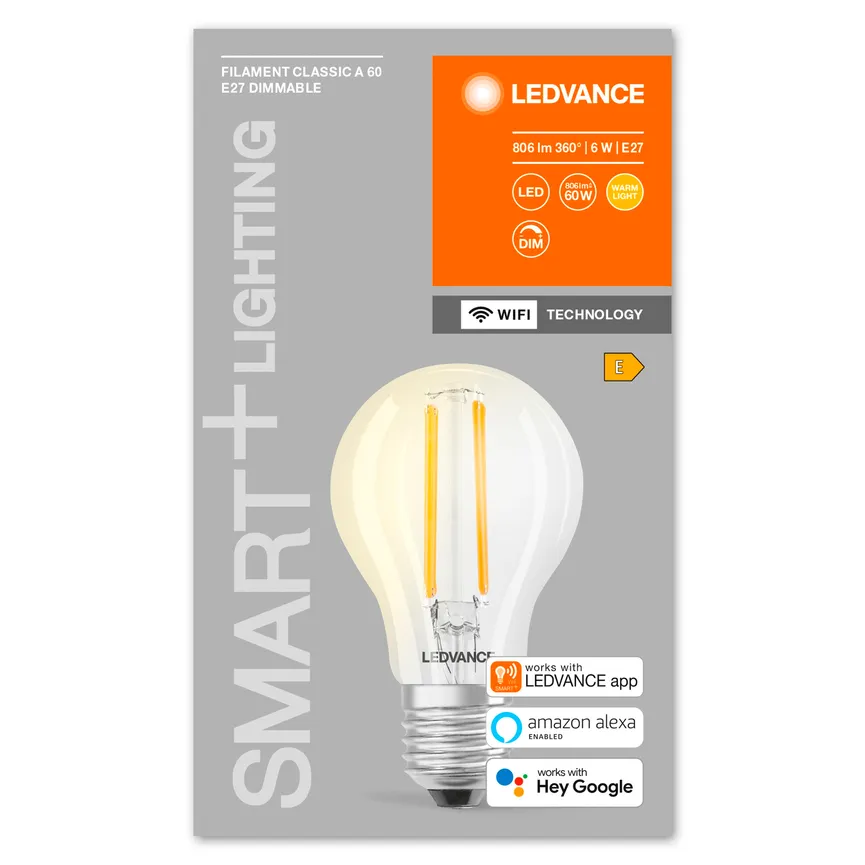 E27/6W LED Birne detail