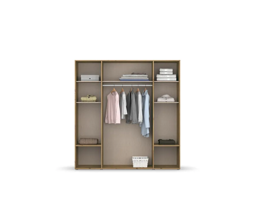 Drehtürenschrank 4-trg. detail