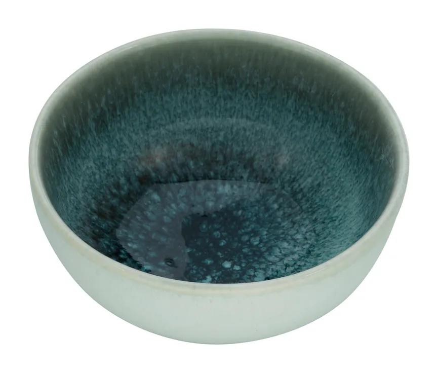 Dipschale "Caldera" eisblau detail