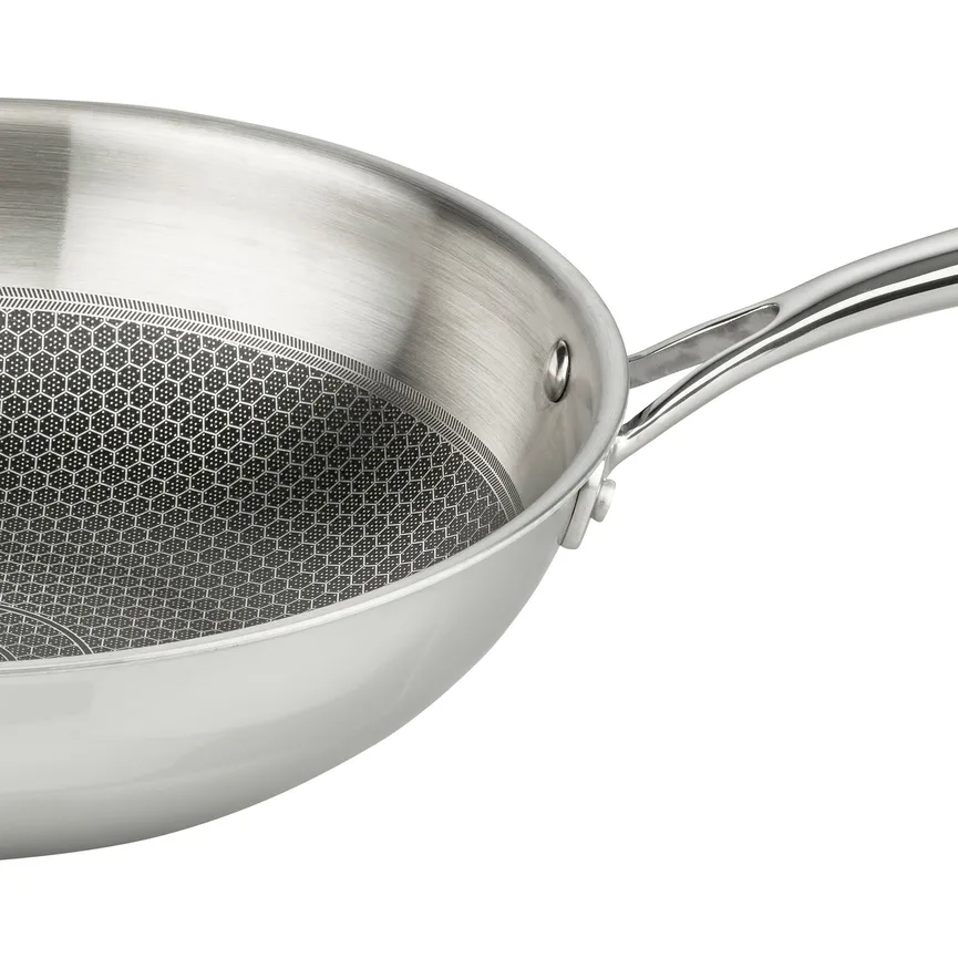 Wokpfanne ReliefEvolution 30cm detail