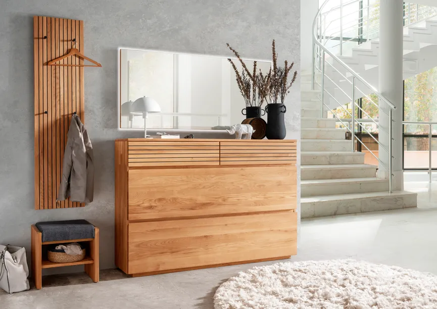 Schuhklappenschrank detail