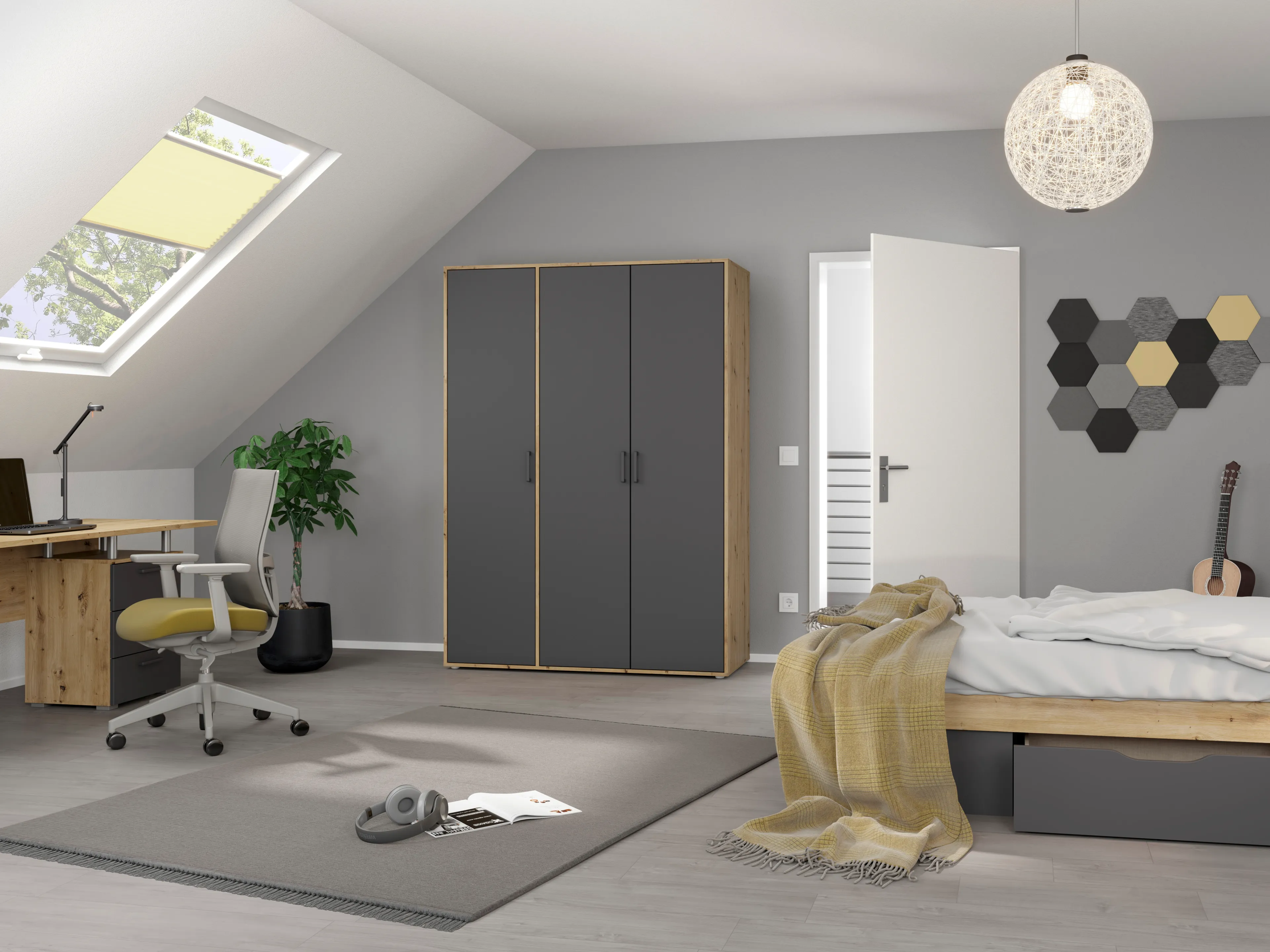 Kleiderschrank Voyager 140 x 194 cm