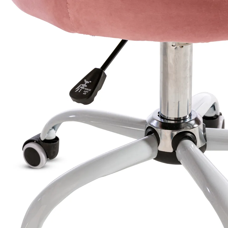 Jugenddrehstuhl pink detail