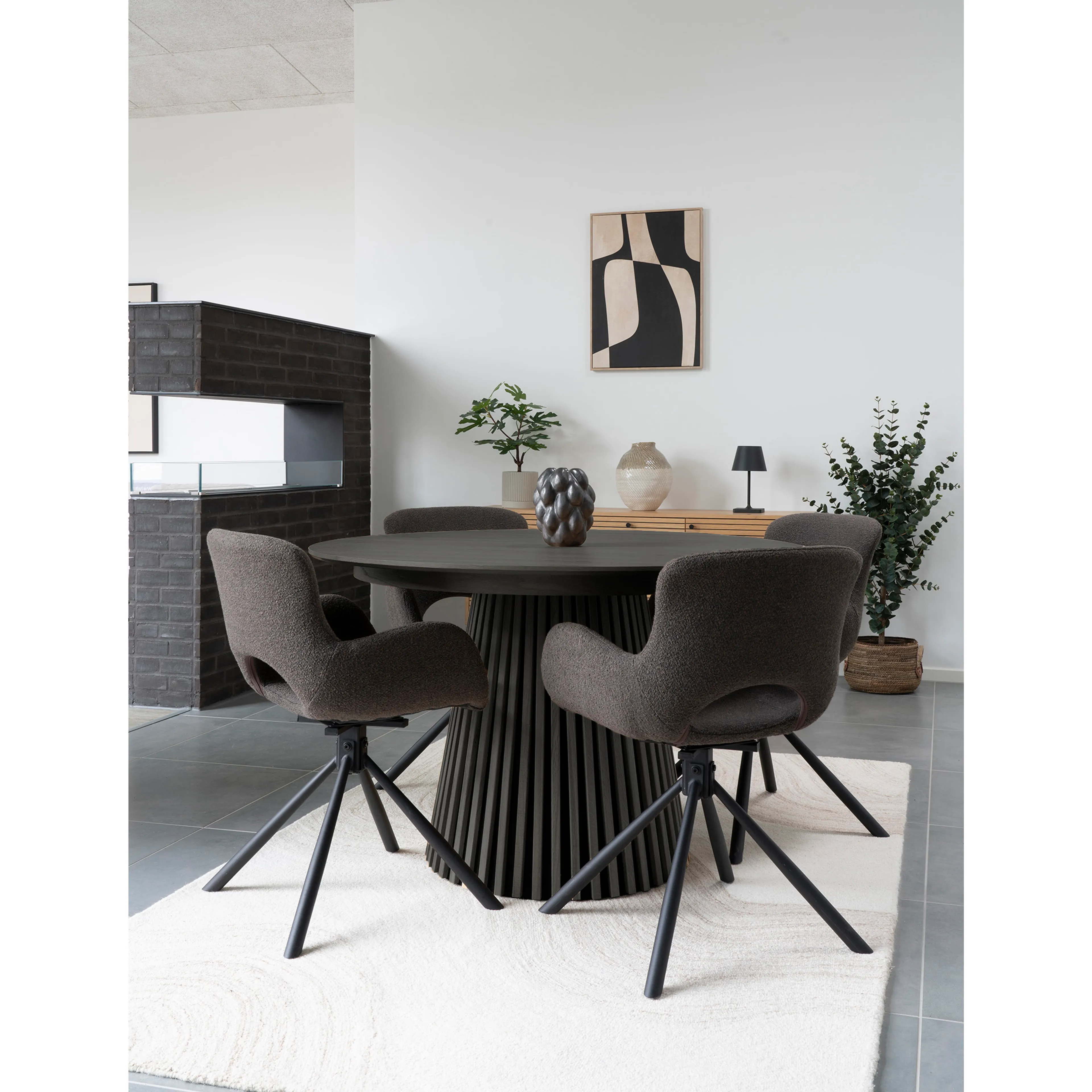Esstisch mit Auszug Osaka Ø 120/ 200 cm