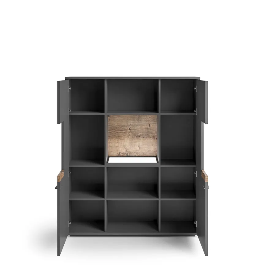 Highboard 2-trg., detail