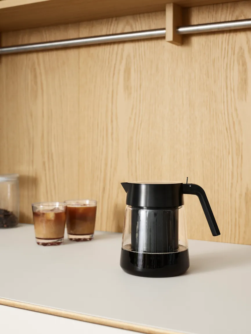 Kanne "Nohr" 1,2 Liter black milieu