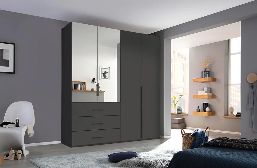 Kombi-Drehtürenschrank 4-trg. milieu