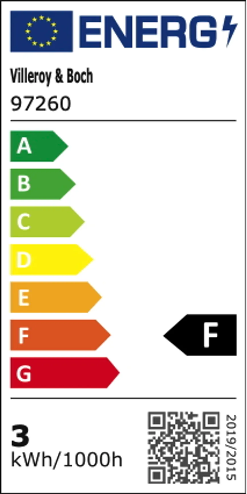 Akku-Tischleuchte"Neapel Micr" energielabel