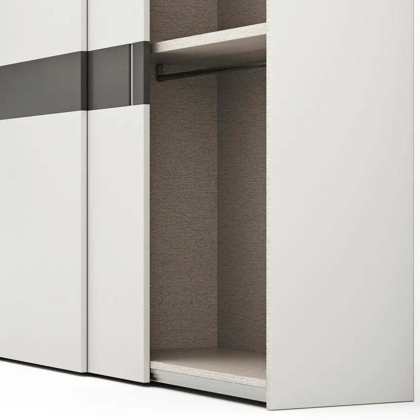 Schwebetürenschrank 2-trg. detail