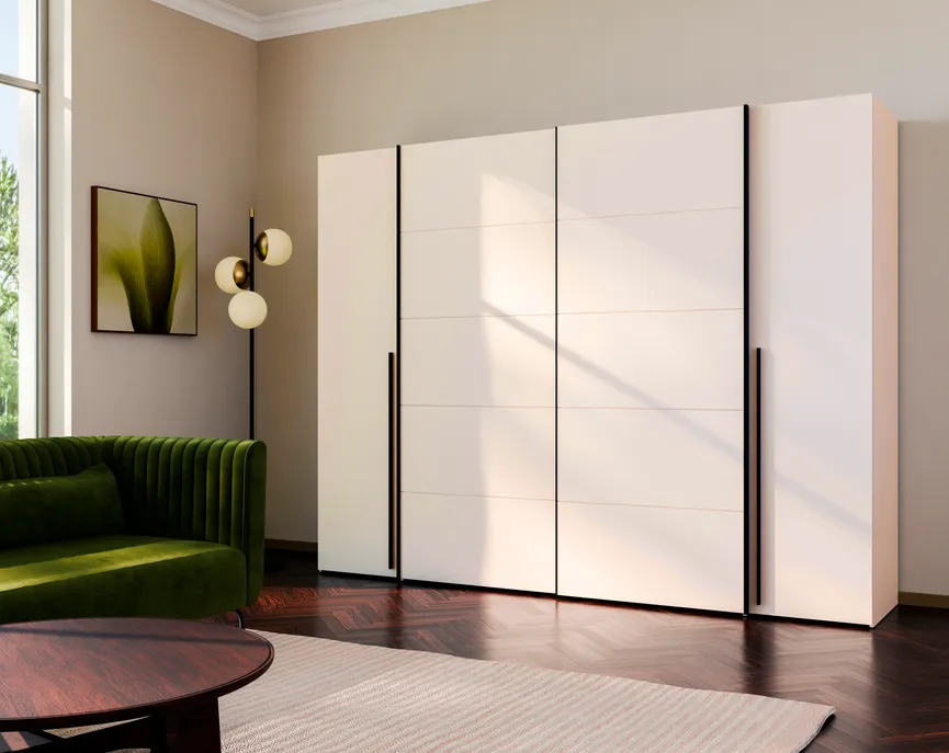Schwebe-/Drehtürenschrank milieu