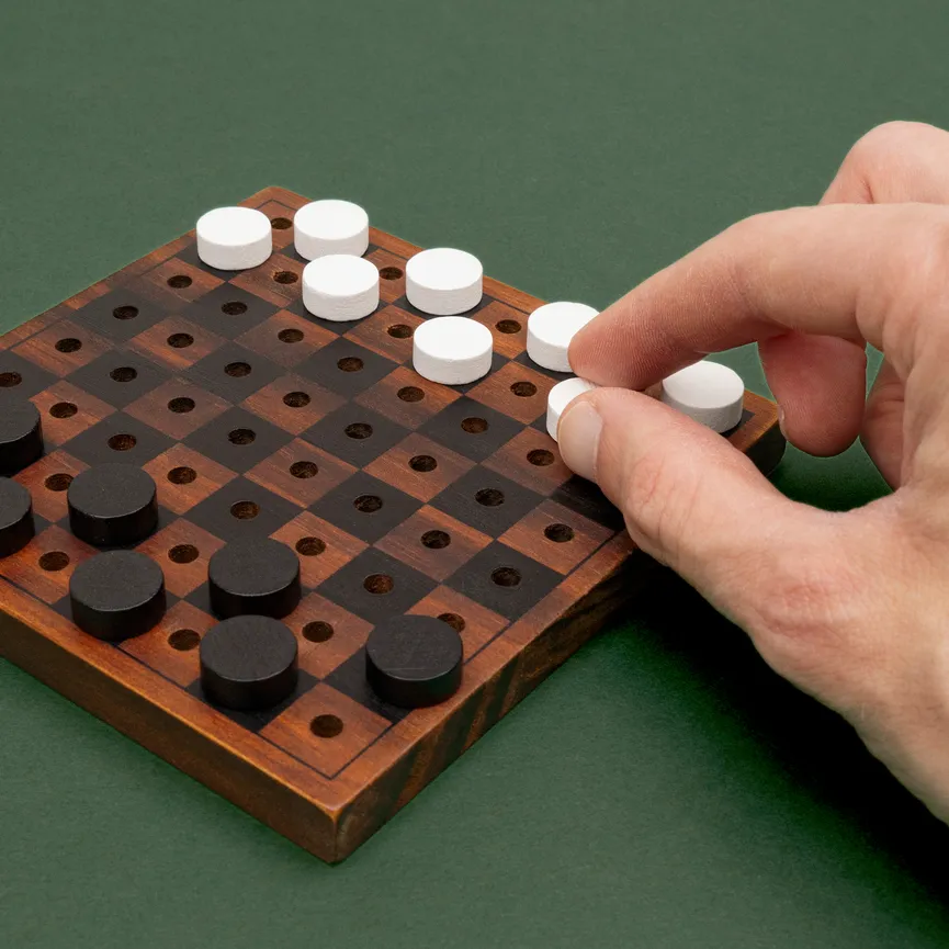 Schach und Dame milieu