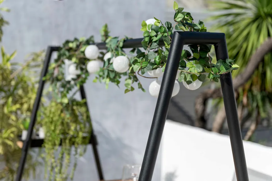 ** Tipi Tisch 156x90 schwarz detail