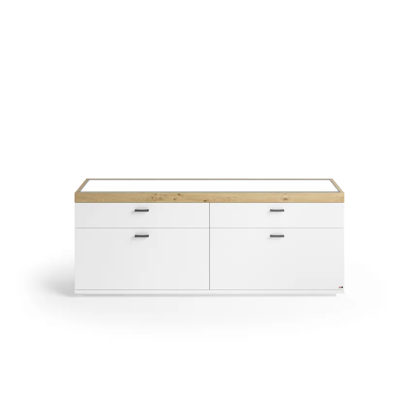 TV-Lowboard mit 4 Schubkästen detail